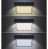 54309 4 solight led mini panel cct prisazeny 18w 1530lm 3000k 4000k 6000k ctvercovy cerna barva