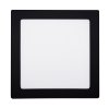 Solight LED mini panel CCT, přisazený, 18W, 1530lm, 3000K, 4000K, 6000K, čtvercový, černá barva