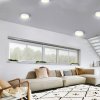 Solight LED mini panel CCT, přisazený, 24W, 1800lm, 3000K, 4000K, 6000K, kulatý