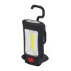 Solight LED svítilna pracovní, 120+40lm, 3W COB + 3 SMD LED, hák + magnet, 3 x AAA