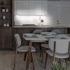 Solight LED lineární svítidlo podlinkové, 15W, 4100K, 3-stupňové stmívaní, vypínač, hliník, 90cm