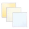 Solight LED světelný panel Backlit CCT, 36W, 3960lm, 3000/4000/5000K, Lifud, 60x60cm, 3 roky záruka, bílá barva