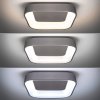 54930 3 solight led stropni svetlo ctvercove treviso 48w 2880lm stmivatelne dalkove ovladani seda