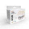 ECOLUX LED žárovka Ecolux 3-pack , miniglobe, 6W, E27, 3000K, 450lm, 3ks