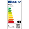 ECOLUX LED žárovka Ecolux 3-pack , miniglobe, 6W, E27, 3000K, 450lm, 3ks