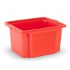 Plastový H box, 25 l, v x š x h: 23 x 42 x 35 cm, oranžová