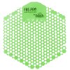 Pisoárové aromatické sítko Wave 3D - cucumber melon, zelená - 1ks