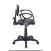 Nízká laboratorní židle LK Standard s područkami, permanentní kontakt