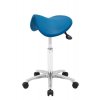 Nízká laboratorní stolička ULAN, modrá