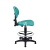 Zvýšená laboratorní židle PRO Special, zelená, permanentní kontakt