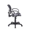Nízká laboratorní židle s područkami TECH Standard, permanentní kontakt