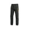 58398 12 kalhoty cxs akron softshell cerne s hv zluto oranzovymi doplnky