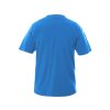 Tričko CXS DANIEL, krátký rukáv, azurově modré (Velikost S)