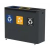 EKO STAR STATION - set na třídění odpadu, objem 3 x 60 l