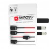 SKROSS cestovní adaptér MUV USB A+C, USB nabíjení 5.4A, univerzální pro 150 zemí