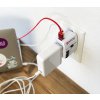 SKROSS cestovní adaptér MUV USB A+C, USB nabíjení 5.4A, univerzální pro 150 zemí