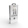 Solight JACK audio kabel, JACK 3,5mm konektor - JACK 3,5mm konektor, stereo, blistr, 1m