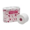 Toaletní papír CELTEX Flowers Premium 3vrstvy,300 útržků- 4ks