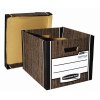 Archivační kontejner Fellowes Bankers Box Woodgrain hnědá (2ks)