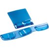 60936 7 podlozka pod mys a zapesti fellowes health v crystal gelova microban modra