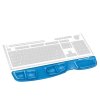 Podložka pod klávesnici Fellowes Health-V CRYSTAL gelová Microban modrá
