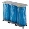 Mobilní stojan na pytle Profi 3 × 120 l třídění odpadu