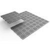 Plastová garážová podlahová dlaždice ATENA 30,5 x 30,5 x 1,3 cm, šedá, balení 11 ks
