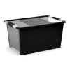 Plastový úložný box BI, objem 40l, 55 x 35 x 28 (výška) cm, černý