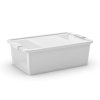 Plastový úložný box BI, objem 26l, 55 x 35 x 19 (výška) cm, bílý