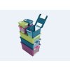 66631 4 plastovy ulozny box bi objem 11l 36 5 x 26 x 19 vyska cm zeleny