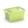 Plastový úložný box BI, objem 11l, 36,5 x 26 x 19 (výška) cm, zelený