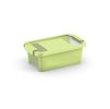 Plastový úložný box BI, objem 3l, 26,5 x 16 x 10 (výška) cm, zelený