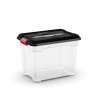 Plastový úložný box Moover box S, objem 18l, 38 x 26,5 x 28,5 (výška) cm, černé víko