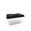 66730 4 plastovy ulozny box moover box xs objem 12l 38 x 26 5 x 18 5 vyska cm cerne viko