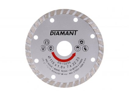 FESTA Kotouč diamantový DIAMANT 115x1,8x22,2mm TURBO