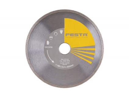FESTA Kotouč diamantový plný 180x2,4x25,4mm
