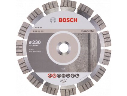 BOSCH 230x22,23mm DIA kotouč na beton a armatury Best for Concrete (2.4 mm)