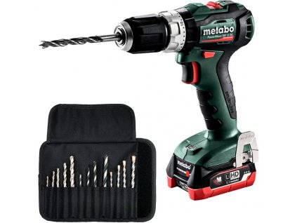 METABO PowerMaxx SB 12 BL + sada vrtáků (13x)