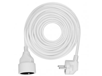 15556 2 solight ps16 prodluzovaci kabel spojka 1 zasuvka 10m 3 x 1mm2 bila