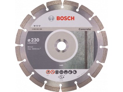 BOSCH 230x22,23mm diamantový dělící kotouč na beton Standart for Concrete (2,3 mm)