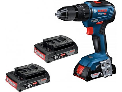 BOSCH GSB 18V-50 + 3x aku 2,0 Ah (akce)