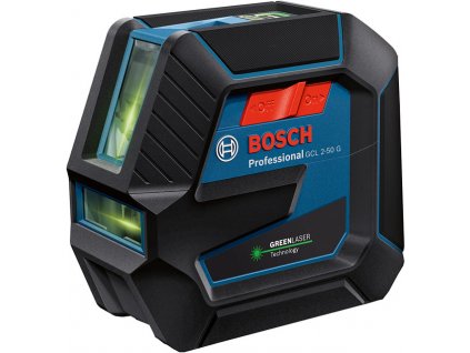 BOSCH GCL 2-50 G křížový laser s olovnicí + kufr