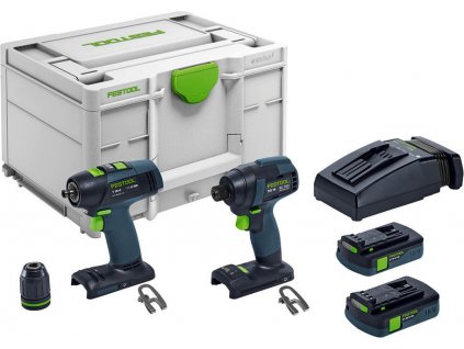 FESTOOL TID 18 HPC 4,0 I-Set T18 combo sada