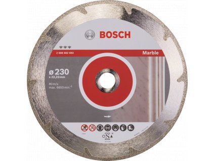 BOSCH 230x22,23mm DIA kotouč na čisté řezání mramoru Best for Marble (2,2 mm)