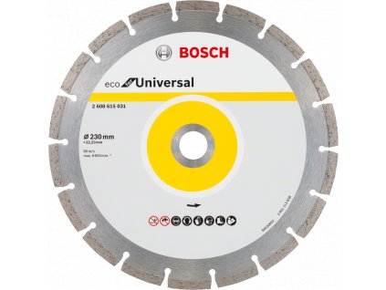 BOSCH 230x22,23mm diamantový kotouč ECO for Universal (2.6 mm)