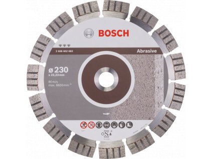 BOSCH DIA kotouč Best for Abrasive 230mm (22.23/2.4 mm)