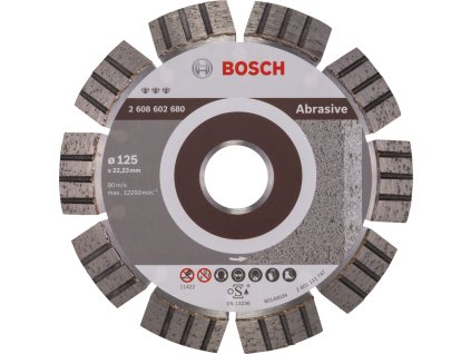 BOSCH DIA kotouč Best for Abrasive 125mm (22.23/2.2 mm)