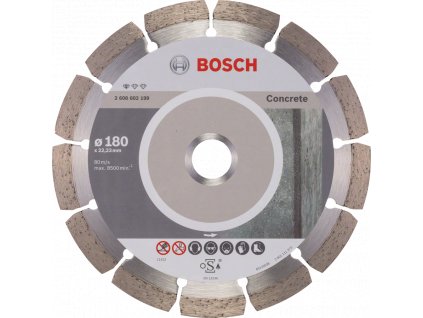 BOSCH 180x22,23mm DIA kotouč na řezání betonu Standart for Concrete 180mm (2 mm)