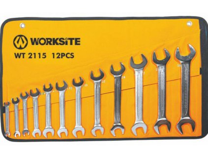 WorkSite WT2115 12dílná sada oboustranně otevřených klíčů