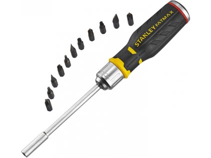 STANLEY ráčnový šroubovák FatMax s 12 bity